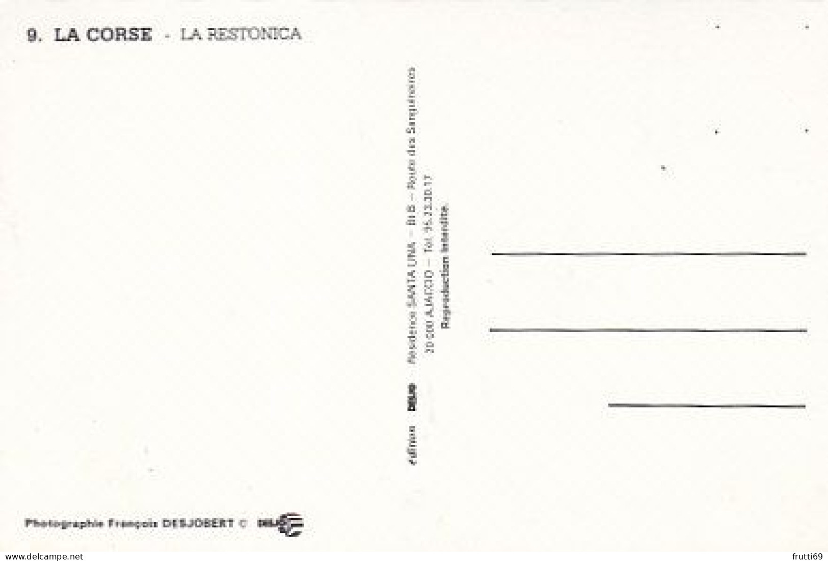 AK 211748 FRANCE - Corse - La Restonica - Altri & Non Classificati