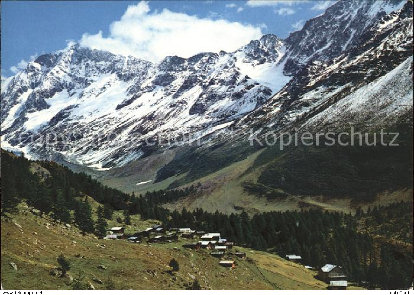 11851567 Loetschental Fafleralp Schinhorn Beichpass Kippel - Andere & Zonder Classificatie
