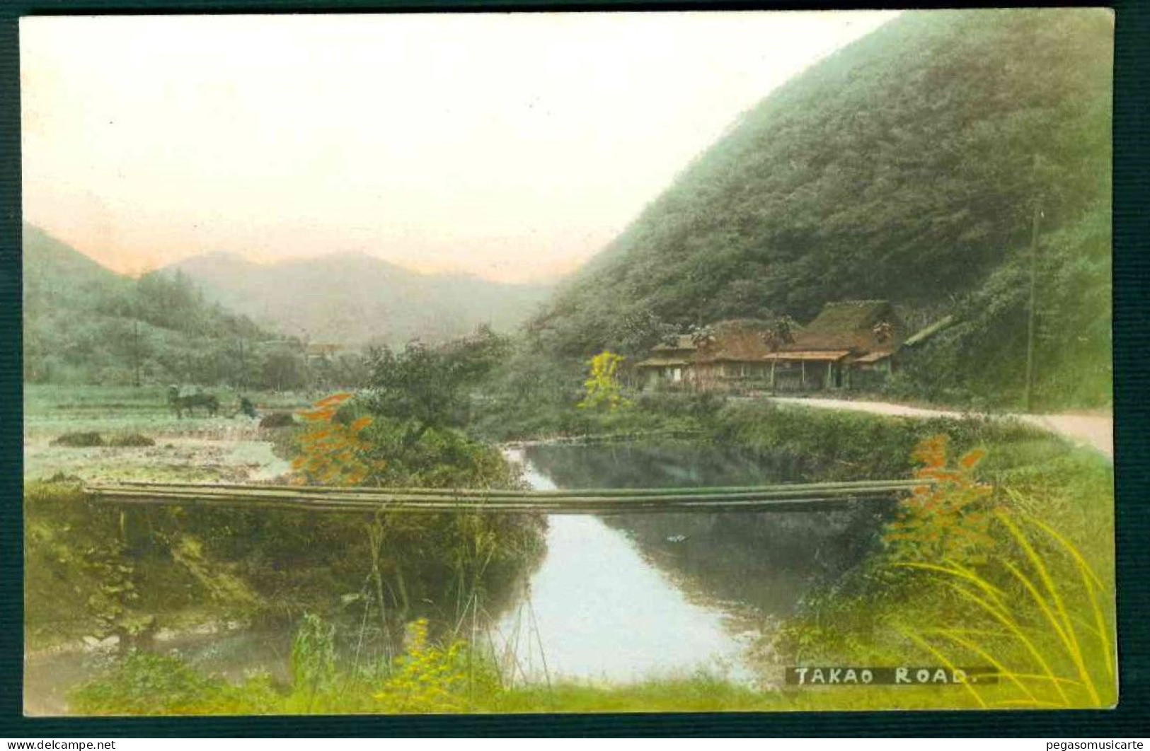 BJ008 JAPAN GIAPPONE TAKAO ROAD  OLD ORIGINAL POSTCARD - Other & Unclassified