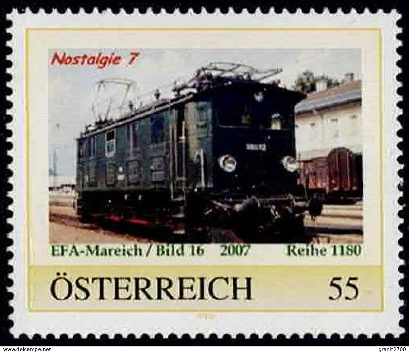 PM  Nostalgie 7 - Bild 16 Ex Bogen Nr. 8015247  Postfrisch - Personalisierte Briefmarken