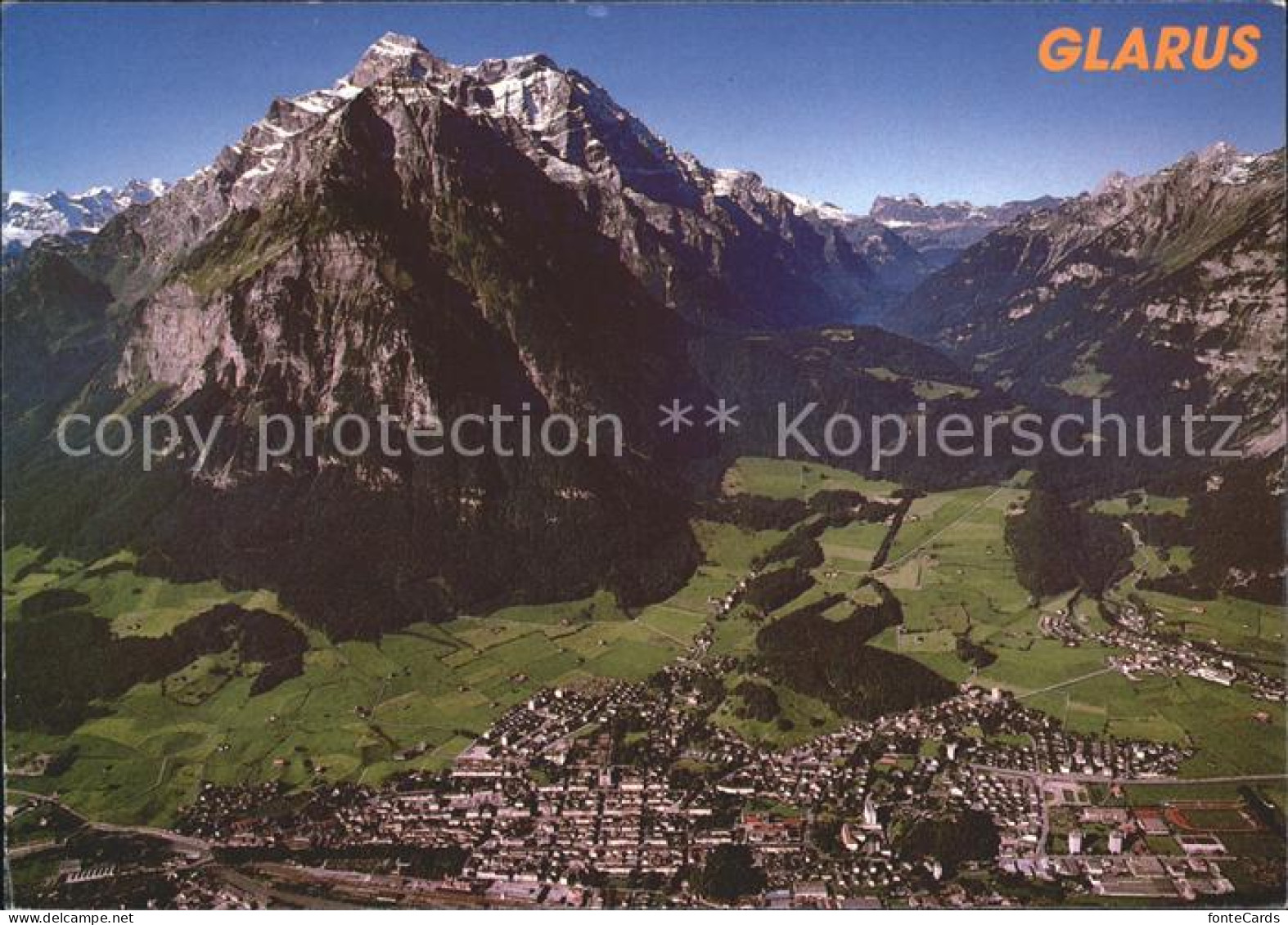 11851457 Glarus GL Fliegeraufnahme Glarus - Otros & Sin Clasificación