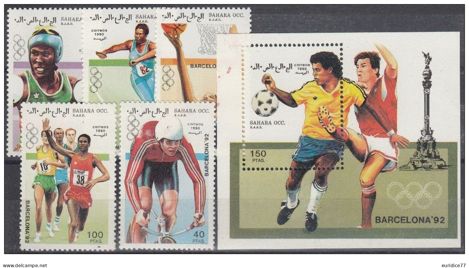 Sahara Occidental 1990 - Olympic Games Barcelona 92 Mnh** - Ete 1992: Barcelone