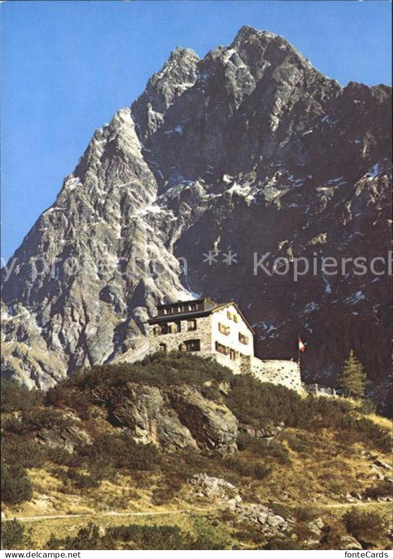 11851427 Klosters GR Berghaus Vereina Mit Ungeheuerhorn Klosters - Sonstige & Ohne Zuordnung