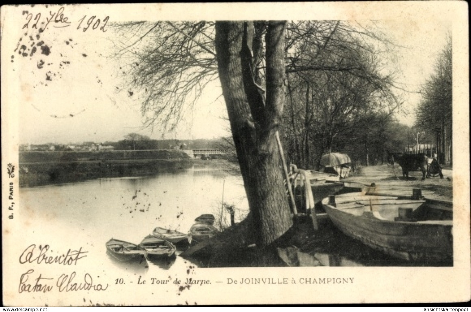 CPA Champigny Joinville Val-de-Marne, Le Tour De Marne - Autres & Non Classés