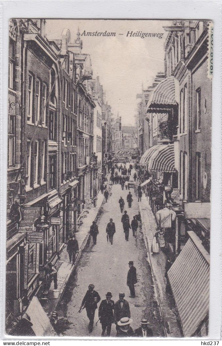 Amsterdam Heiligenweg Levendig Uithangborden Moortjes, De Regenboog, De Nieuwe Muziekhandel # 1924    2244 - Amsterdam