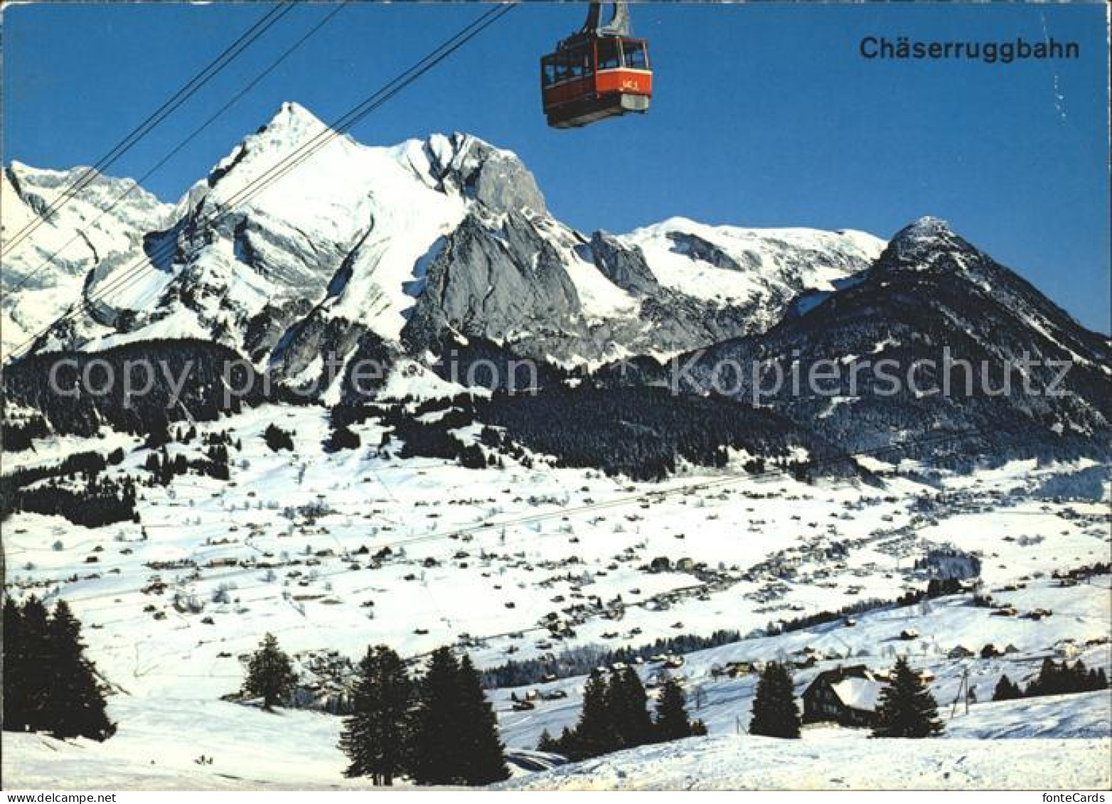 11851376 Wildhaus SG Schafberg Chaeserruggbahn  Wildhaus - Autres & Non Classés