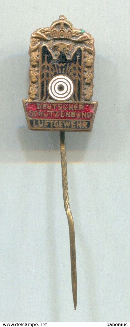 Archery Shooting Bogenschiessen, Germany Schutzenbund Luftgewehr,  Pin Badge Abzeichen, Enamel - Tiro Al Arco