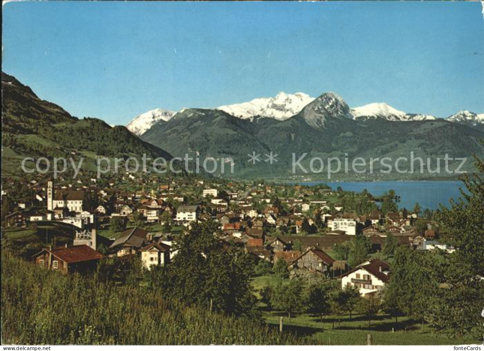 11851306 Sachseln OW Mit Sarnersee Und Giswilerstock Sachseln - Autres & Non Classés