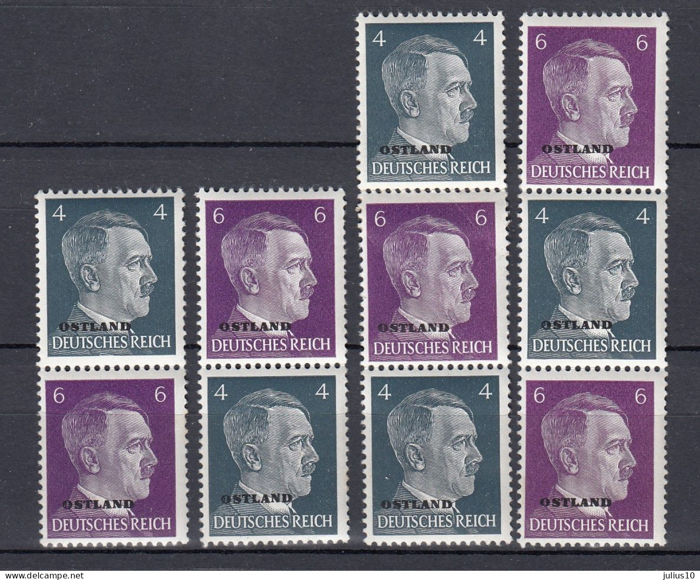 GERMANY OSTLAND MNH(**) #Lt1160 - Besetzungen 1938-45