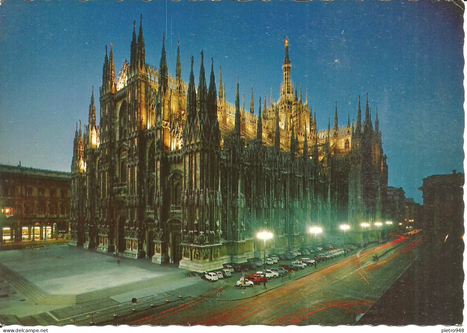 Milano (Lombardia) Duomo, Notturno, La Cathedrale La Nuit, The Cathedral By Night, Der Dom Bei Nacht - Milano