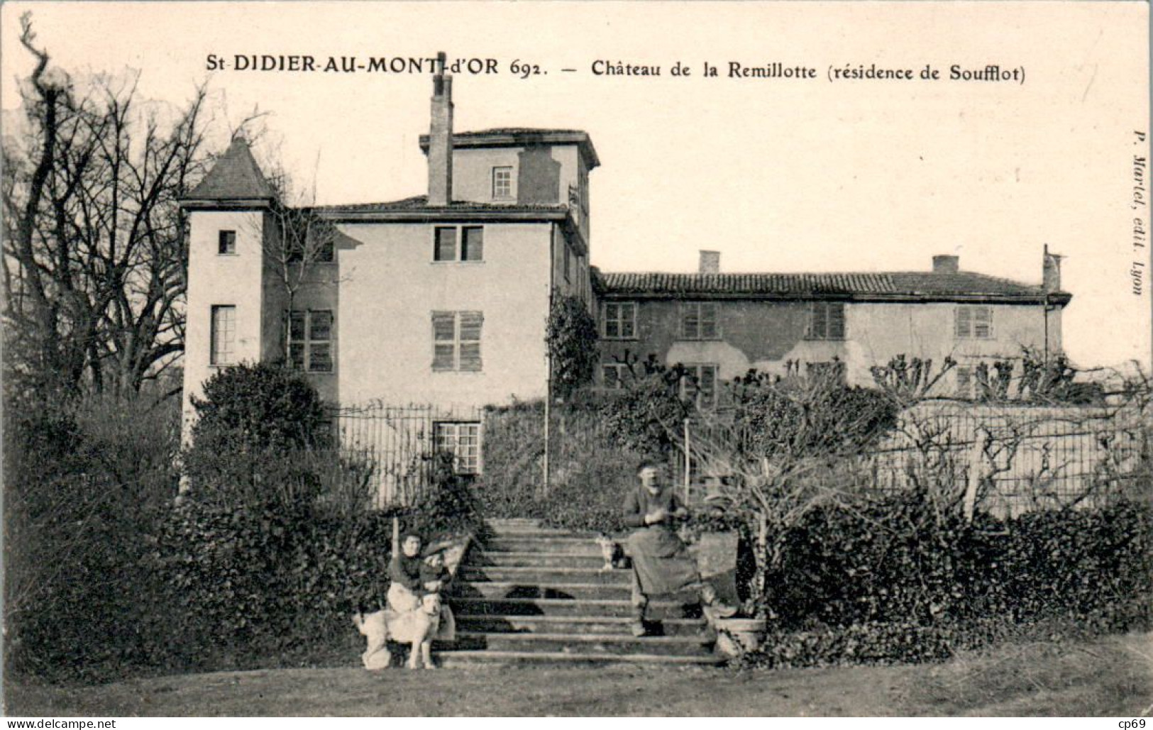 St-Didier-au-Mont-D'Or Canton Limonest Château De La Remillotte Castle Rhône N°692 Cpa Non Ecrite Au Dos En TB.Etat - Sonstige & Ohne Zuordnung