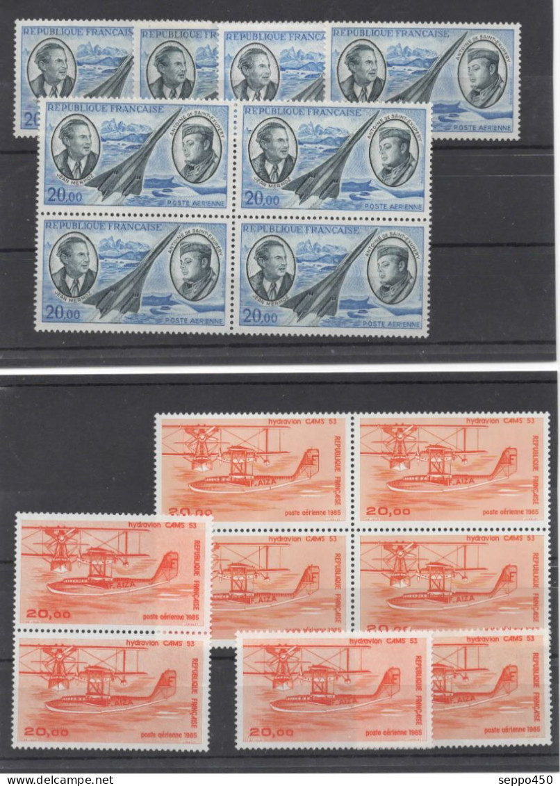 LOT MODERNE FORTE FACIALE POSTE AERIENNE, 1275 FF/ 200 EUROS POUR AFFRANCHIR STAMPS BRIEFMARKEN - Altri & Non Classificati