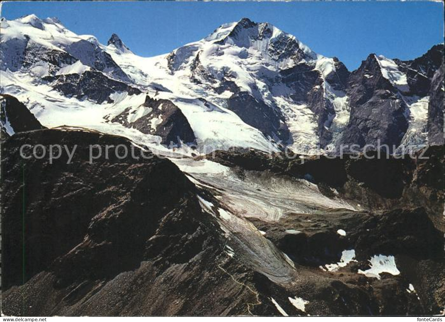 11851046 Diavolezza Mit Bellavista Piz Bernina Diavolezza - Sonstige & Ohne Zuordnung