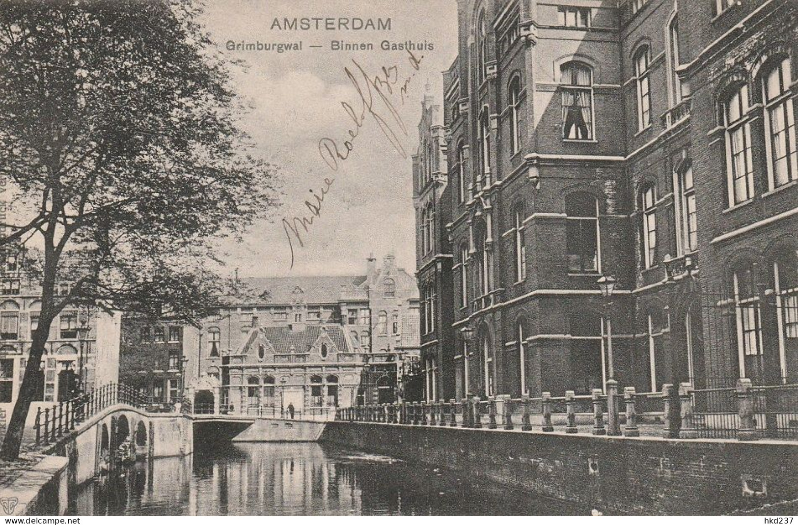 Amsterdam Grimburgwal Binnen Gasthuis # 1903     3795 - Amsterdam