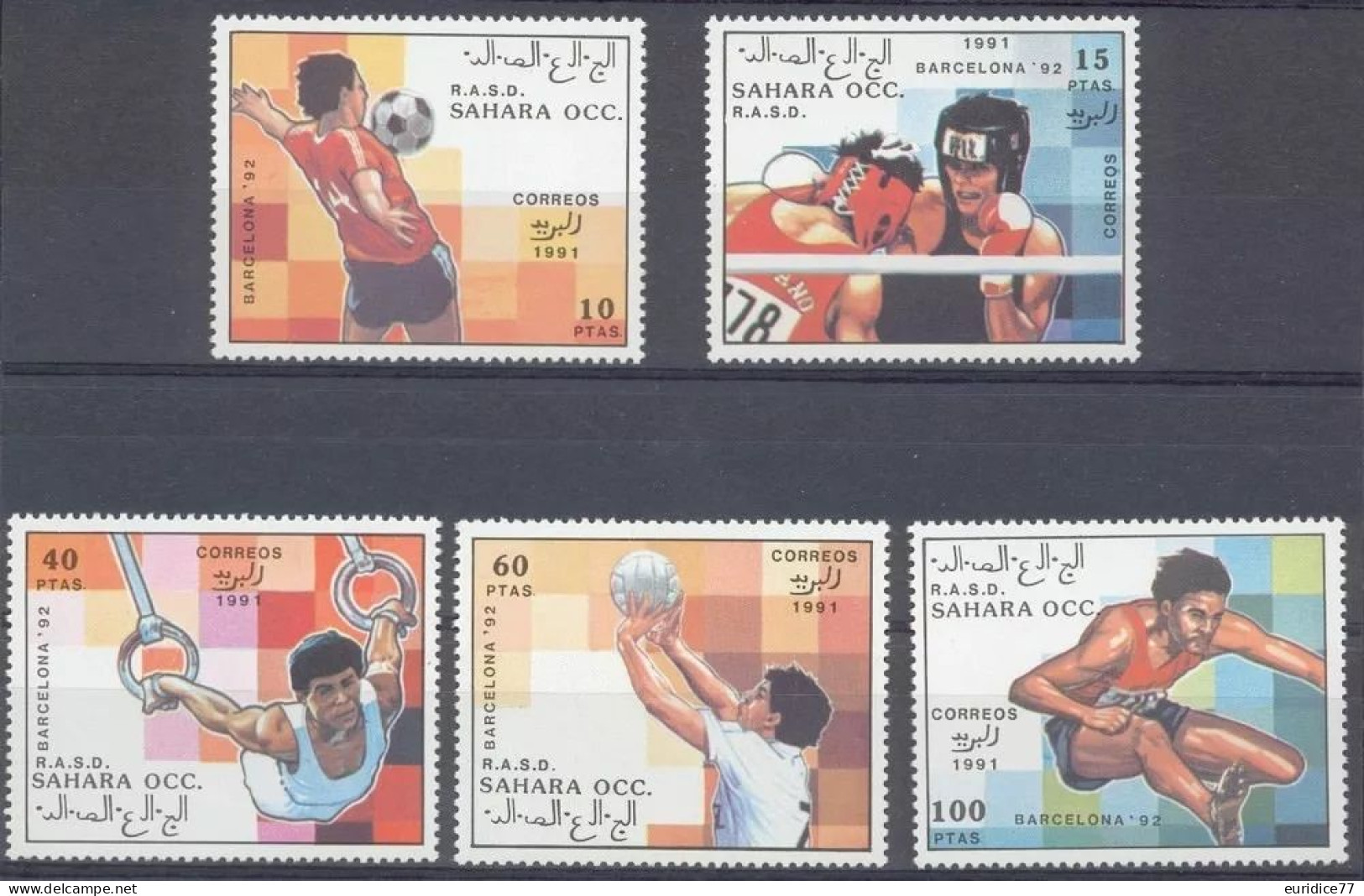 Sahara Occidental 1991 - Olympic Games Barcelona 92 Mnh** - Summer 1992: Barcelona