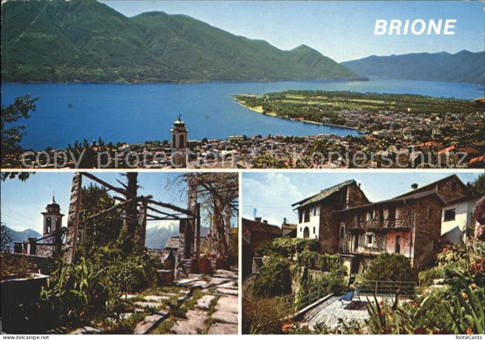 11850996 Brione Mit Lago Maggiore Brione (Verzasca) - Otros & Sin Clasificación