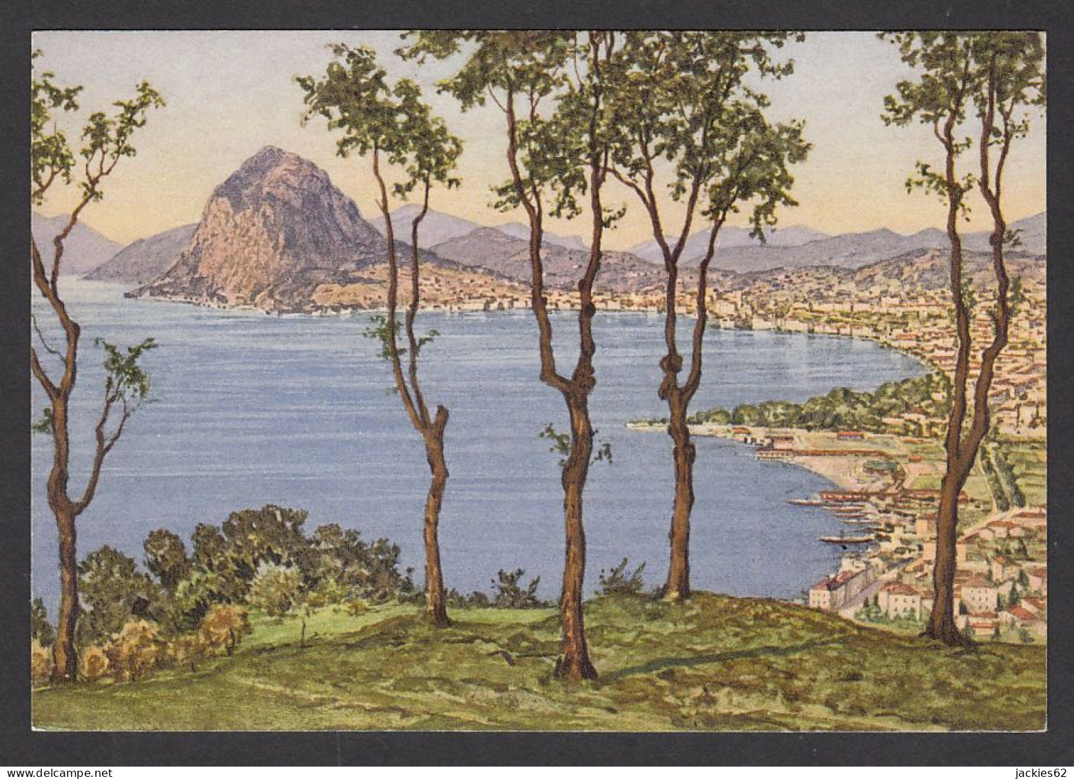 117185/ *Golfo Di Lugano Dal Monte Brè*, Ed A. Veronesi N° 22 - Contemporary (from 1950)