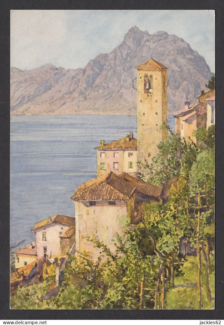 075745/ *Gandria E Monte San Salvatore*, Ed A. Veronesi N° 24 - Zeitgenössisch (ab 1950)