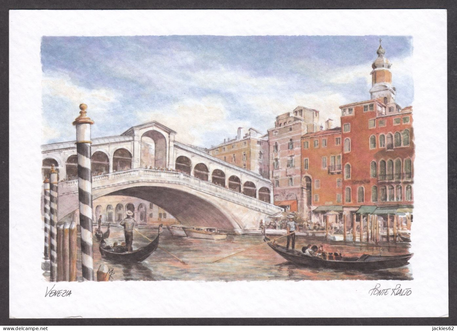 093794GF/ *Venezia, Ponte Rialto*, Ed NuccioArt Roma - Contemporary (from 1950)