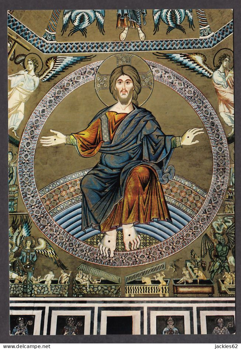 069198/ FIRENZE, Battistero Di S. Giovanni, Mosaico Della Cupola, *Cristo Giudice * - Firenze (Florence)
