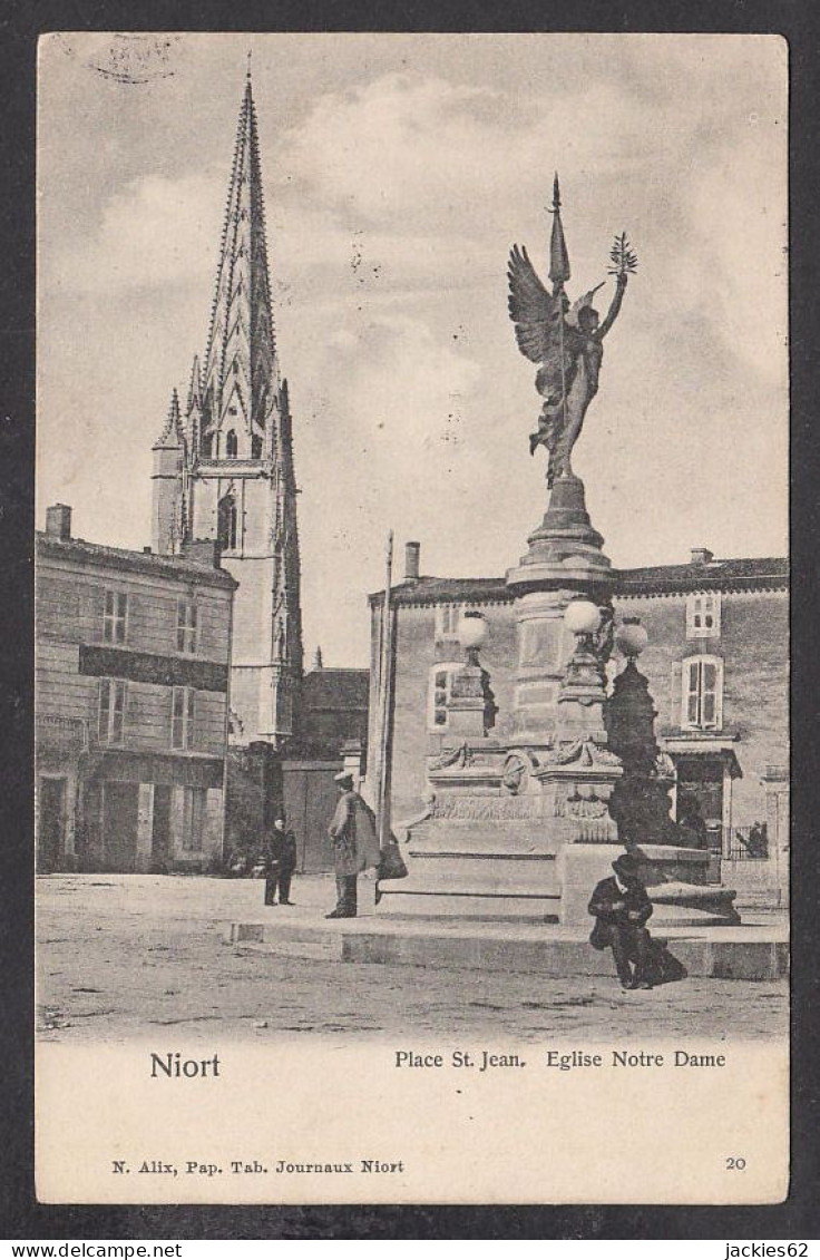 102799/ NIORT, Place St. Jean, Eglise Notre Dame, 1904 - Niort