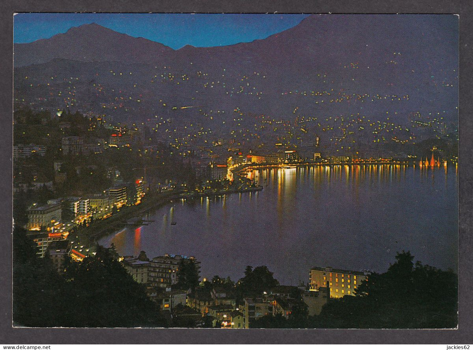 110006/ LUGANO, Veduta Generale Di Notte - Lugano