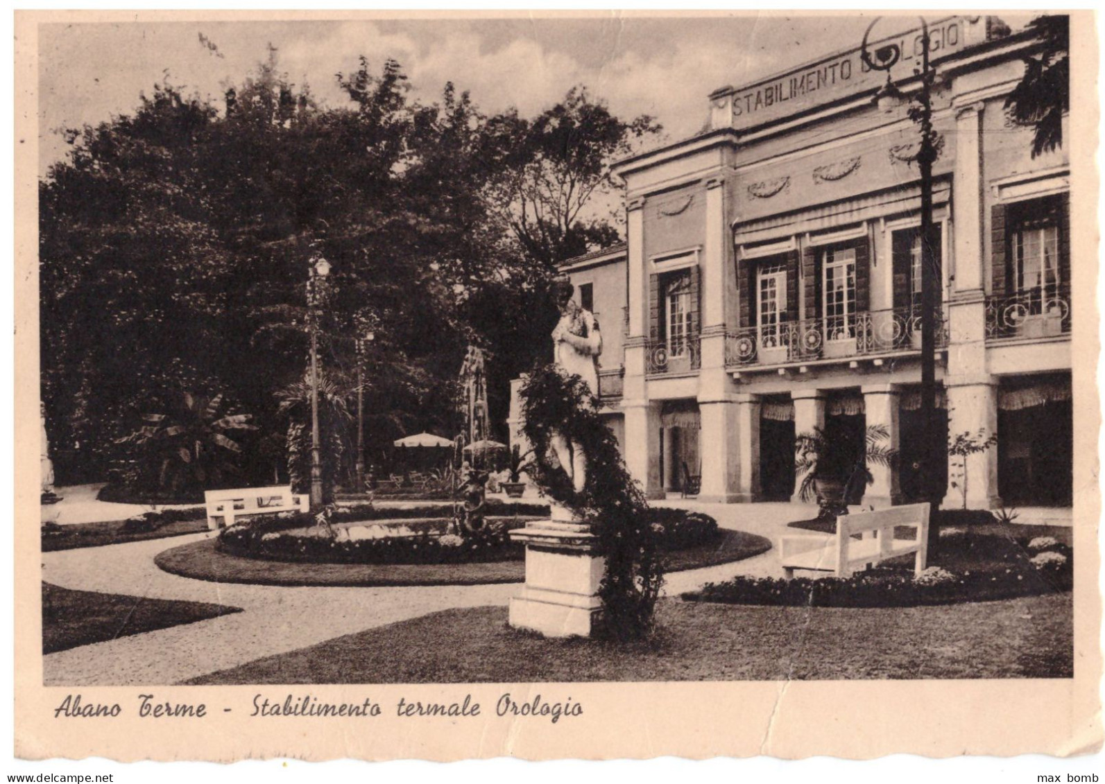 1940 ABANO 4 STABILIMENTO OROLOGIO   PADOVA - Padova (Padua)