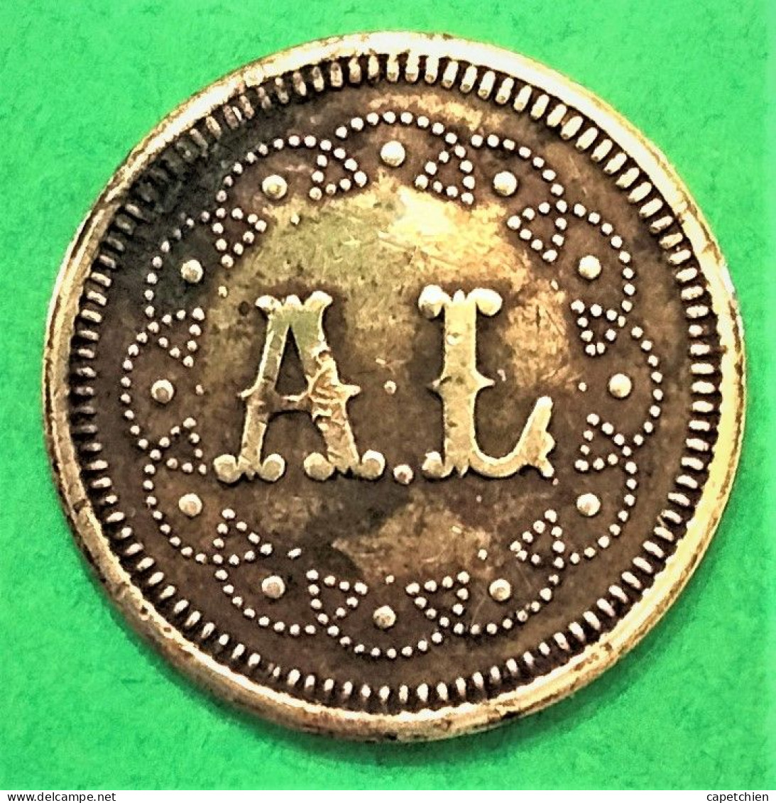 JETON / LAITON OU BRONZE ALU / EN MAJUSCULE : AL SUR CHAQUE FACE / 23 Mm - Monetary / Of Necessity