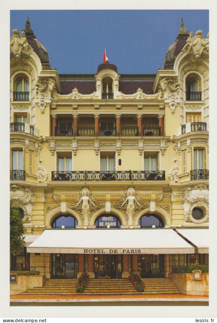 C.P. - PHOTO - MONACO - HOTEL DE PARIS - MONTE CARLO - ARTCURIAL - Hôtels