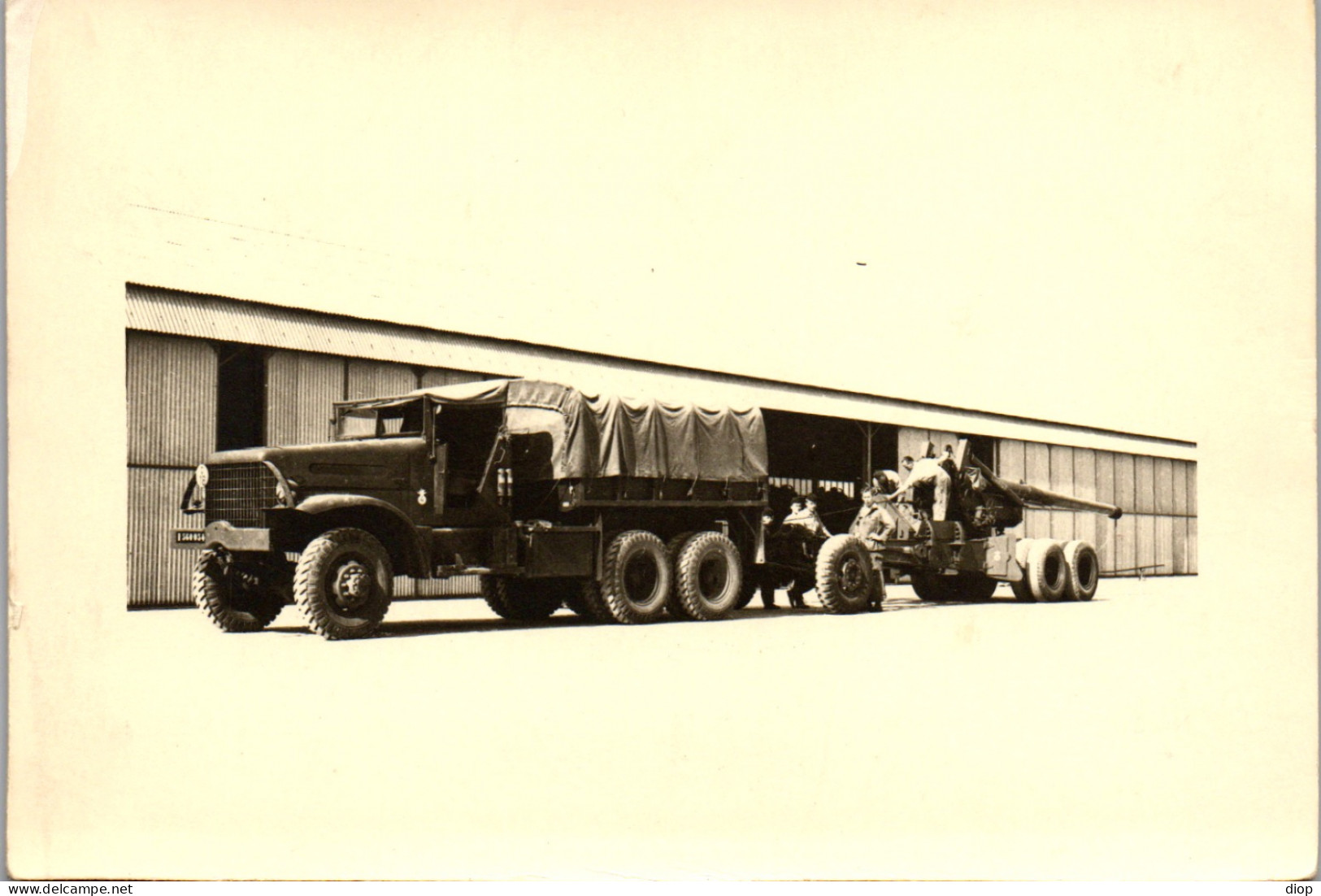 Photographie Photo Vintage Snapshot Amateur Camion Militaire  - War, Military