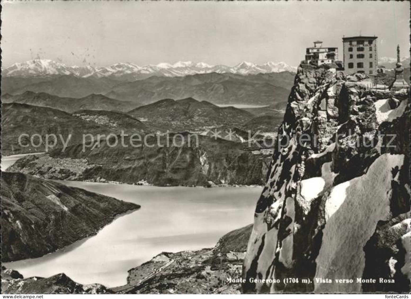 11849087 Monte Generoso Vista Verso Monte Rosa Monte Generoso - Autres & Non Classés