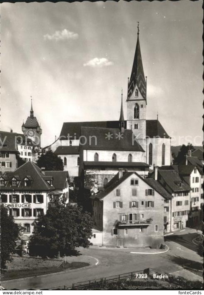 11849086 Baden AG Kirche Strassenansicht Baden - Autres & Non Classés