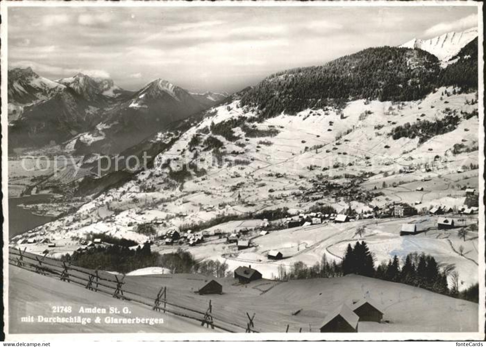 11849077 Amden SG Durchschlaege Glarnerbergen Betlis - Sonstige & Ohne Zuordnung