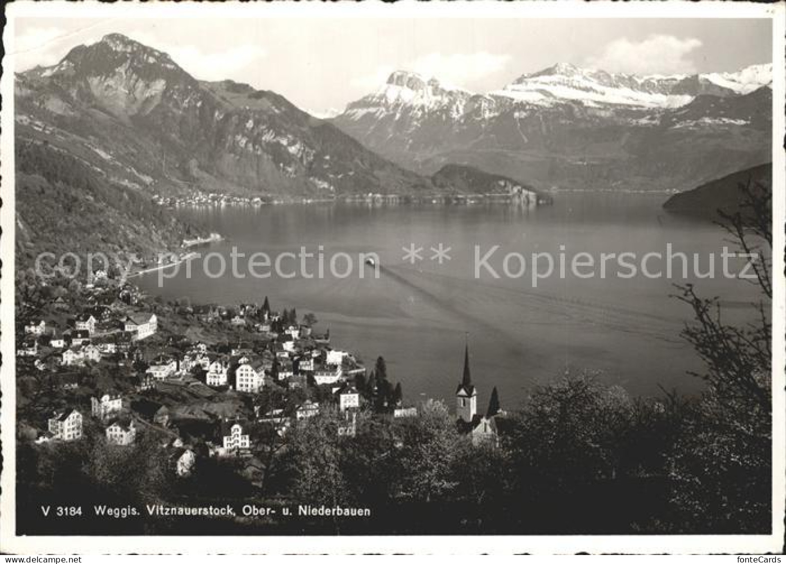 11848997 Weggis Vierwaldstaettersee Vitznauerstock Ober- Niederbauen Weggis - Andere & Zonder Classificatie