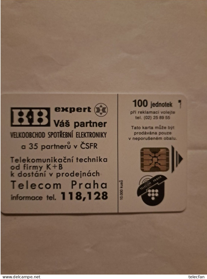 TCHECOSLOVAQUIE PRAHA PARTNER EXPERT 100U SC5 UT RARE - Tsjechoslowakije