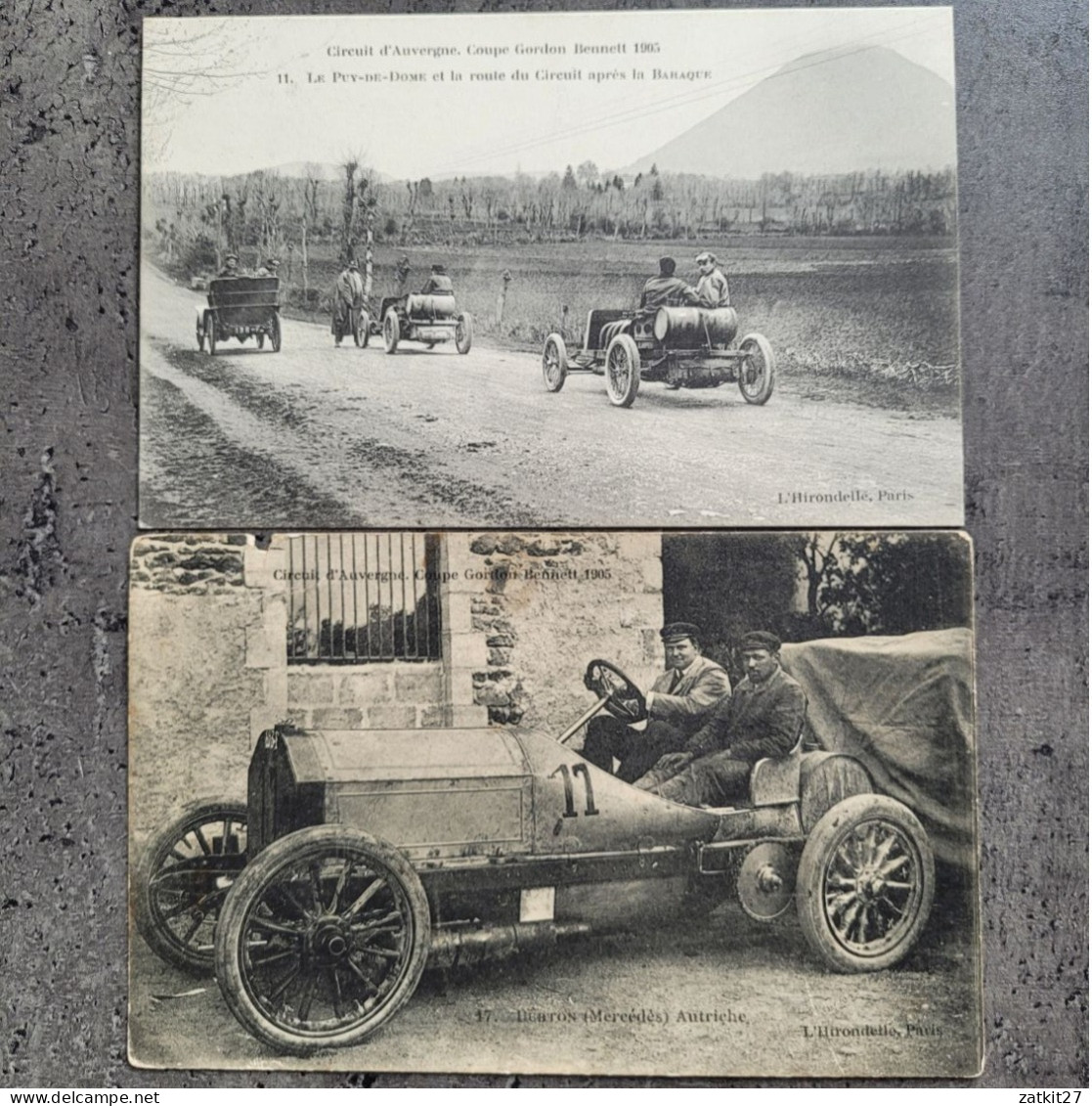 Cartes Postales, Coupe Gordon Bennett 1905, Course Automobile - Auvergne Types D'Auvergne