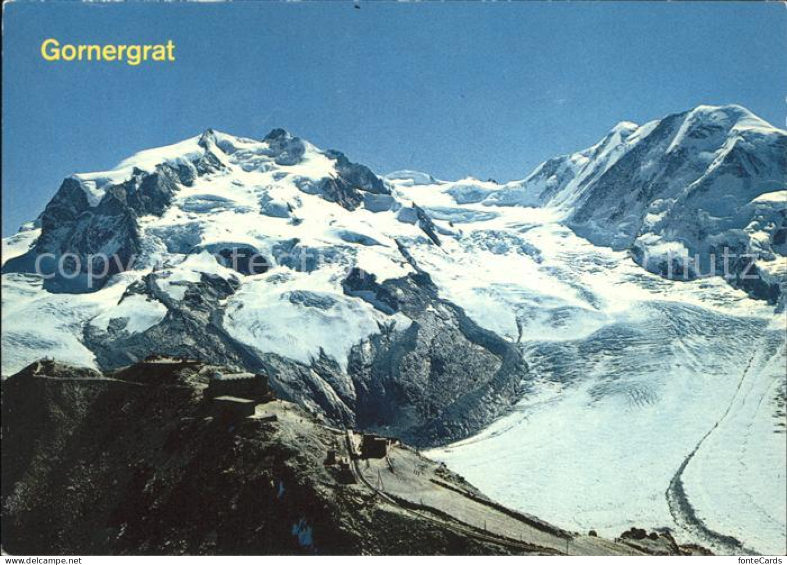 11848877 Gornergrat Zermatt Monte Rosa Liskamm Gornergrat Zermatt - Other & Unclassified