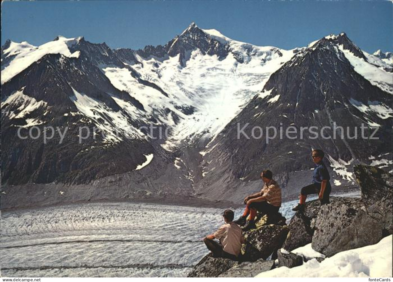 11848876 Eggishorn Aletschletscher Geisshorn Aletschhorn Jungfrau Eggishorn - Autres & Non Classés