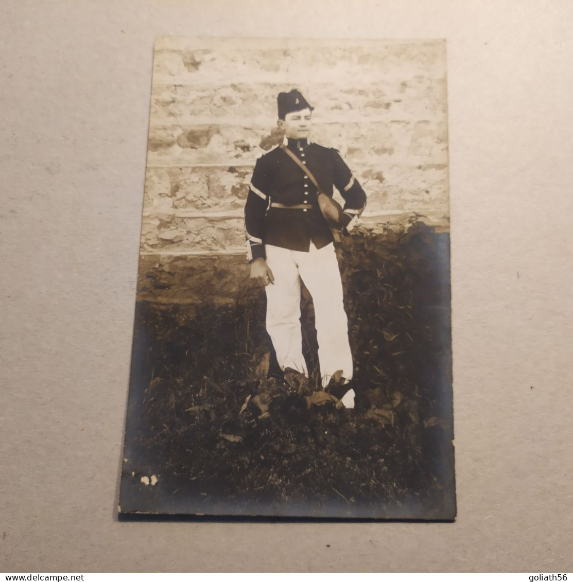 CPA  Photo Jeune Militaire Posant Debout - Guerre 1914-18
