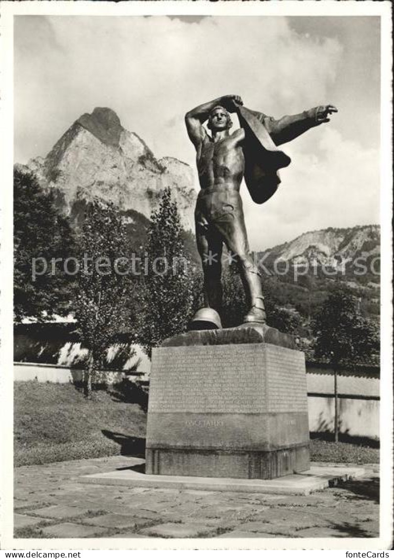 11847217 Schwyz Bundesbrief Archiv Plastik Schwyz - Andere & Zonder Classificatie