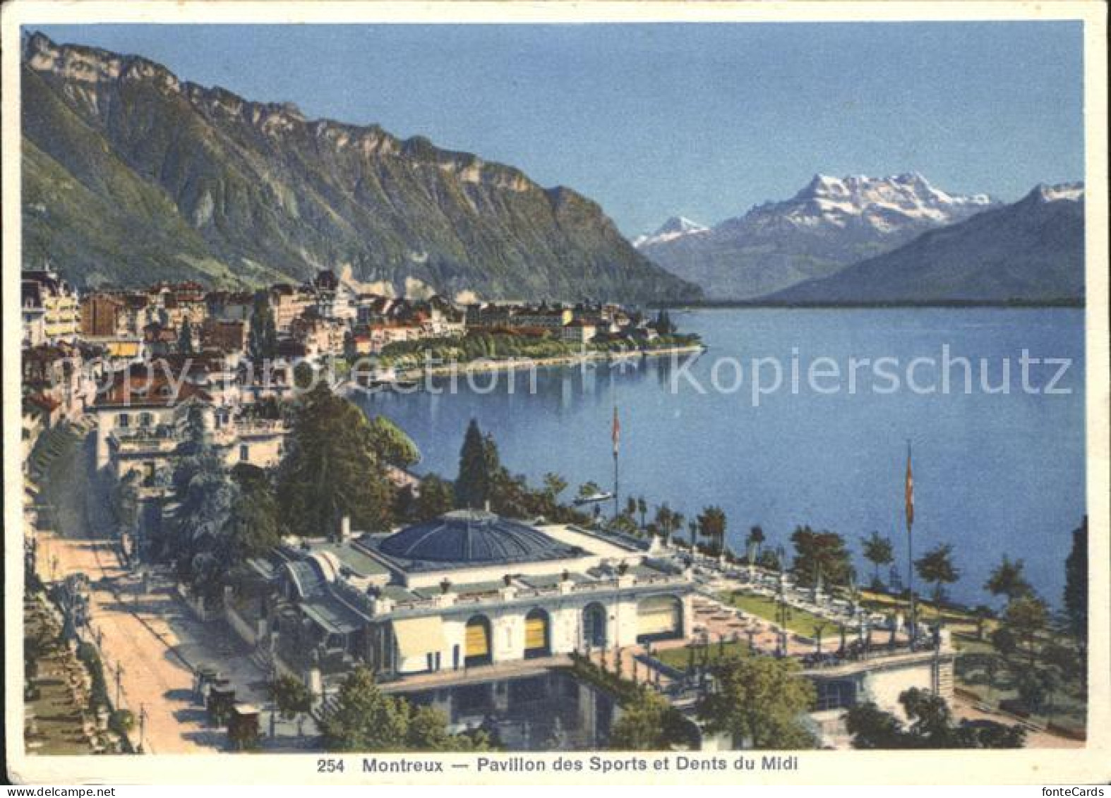 11847206 Montreux VD Pavillon Des Sports Et Dents Du Midi Montreux - Autres & Non Classés