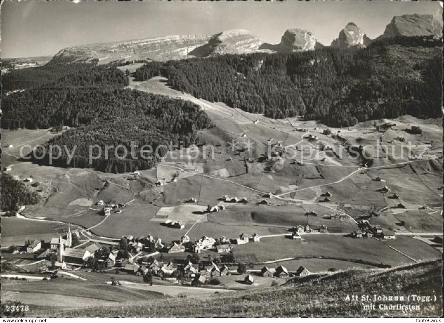 11847186 Alt St Johann Mit Churfirsten Alt St. Johann - Autres & Non Classés