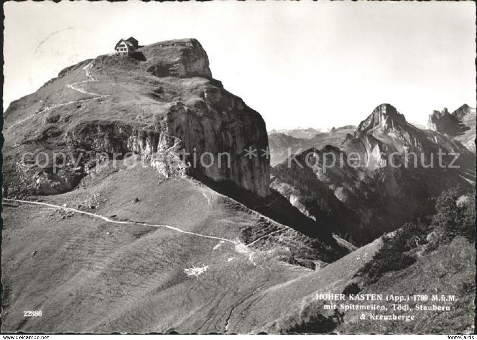 11847176 Hoher Kasten Mit Spitzmellen Toedi Staubern Kreuzberge Hoher Kasten - Andere & Zonder Classificatie