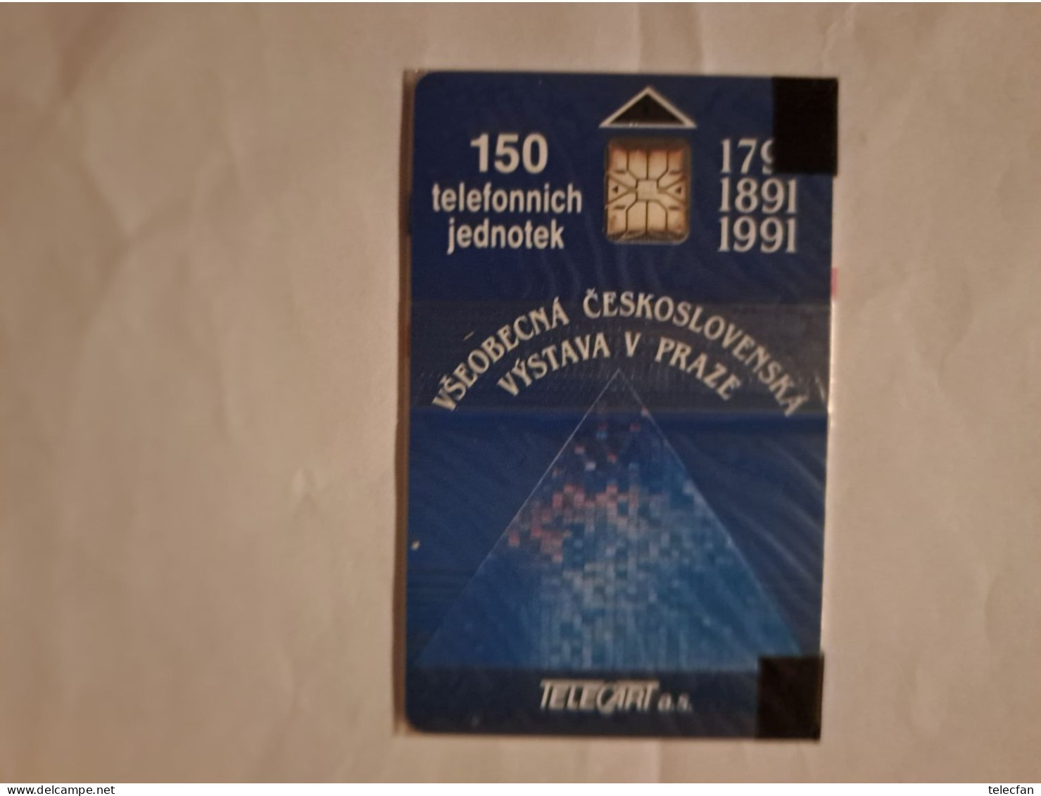 TCHECOSLOVAQUIE PYRAMIDE BLEUE 150U SC6 NSB MINT IN BLISTER RARE - Tschechoslowakei