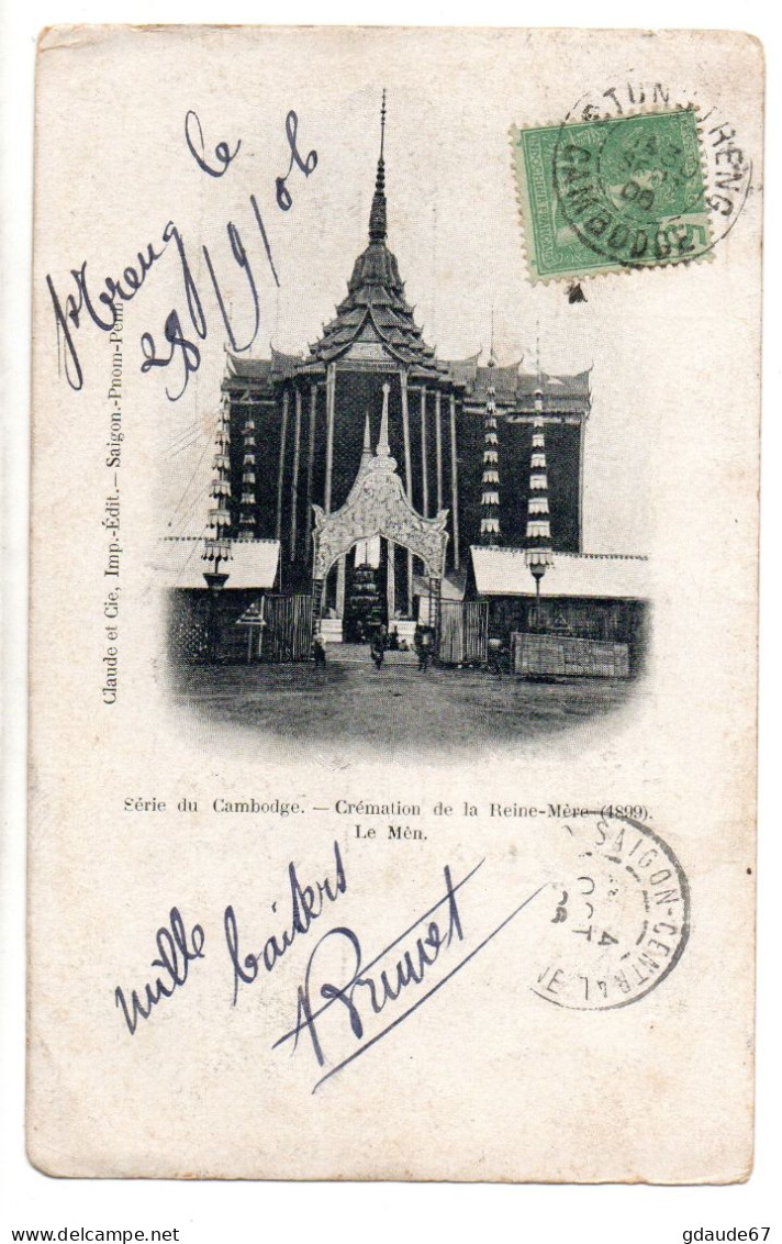 SERIE DU CAMBODGE - CREMATION DE LA REINE MERE - LE MEN - Kambodscha