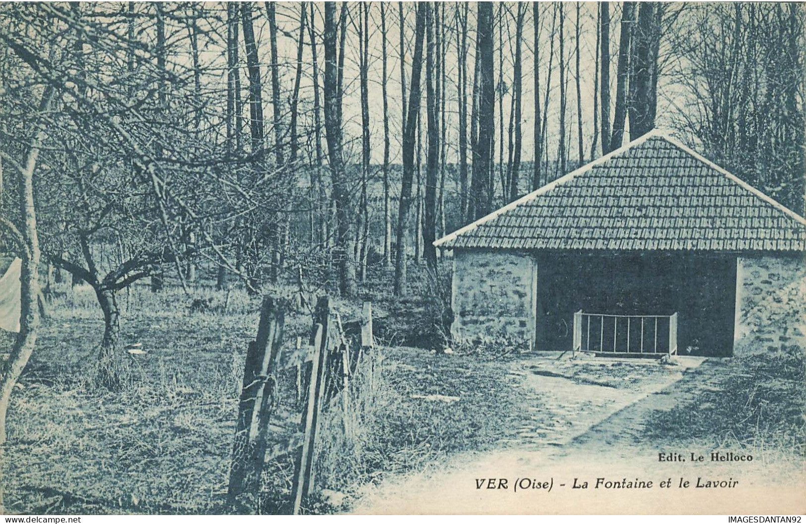 60 VER #FG57341 LA FONTAINE ET LE LAVOIR - Other & Unclassified