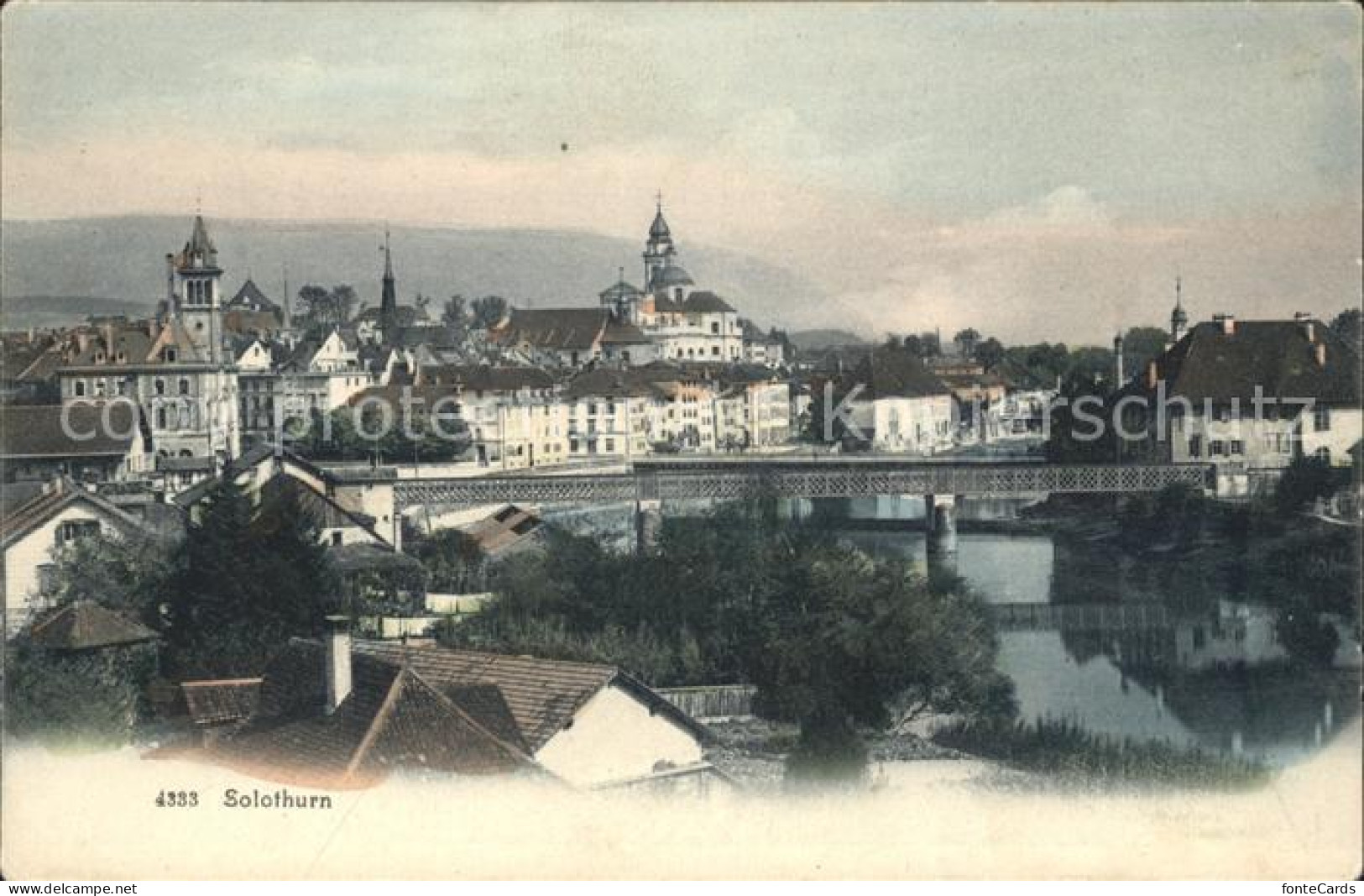 11846897 Solothurn Stadtansicht Solothurn - Autres & Non Classés