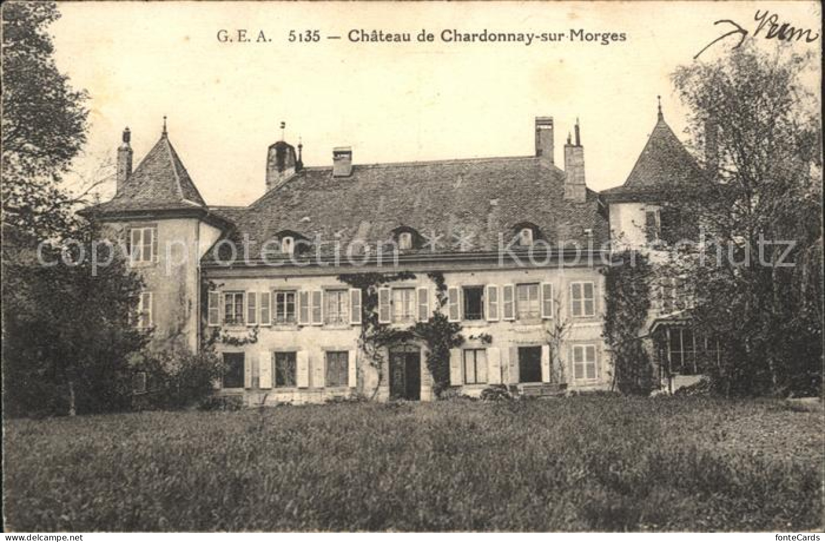 11846876 Bussy-Chardonney Chateau De Chardonnay Sur Morges Bussy-Chardonney - Autres & Non Classés