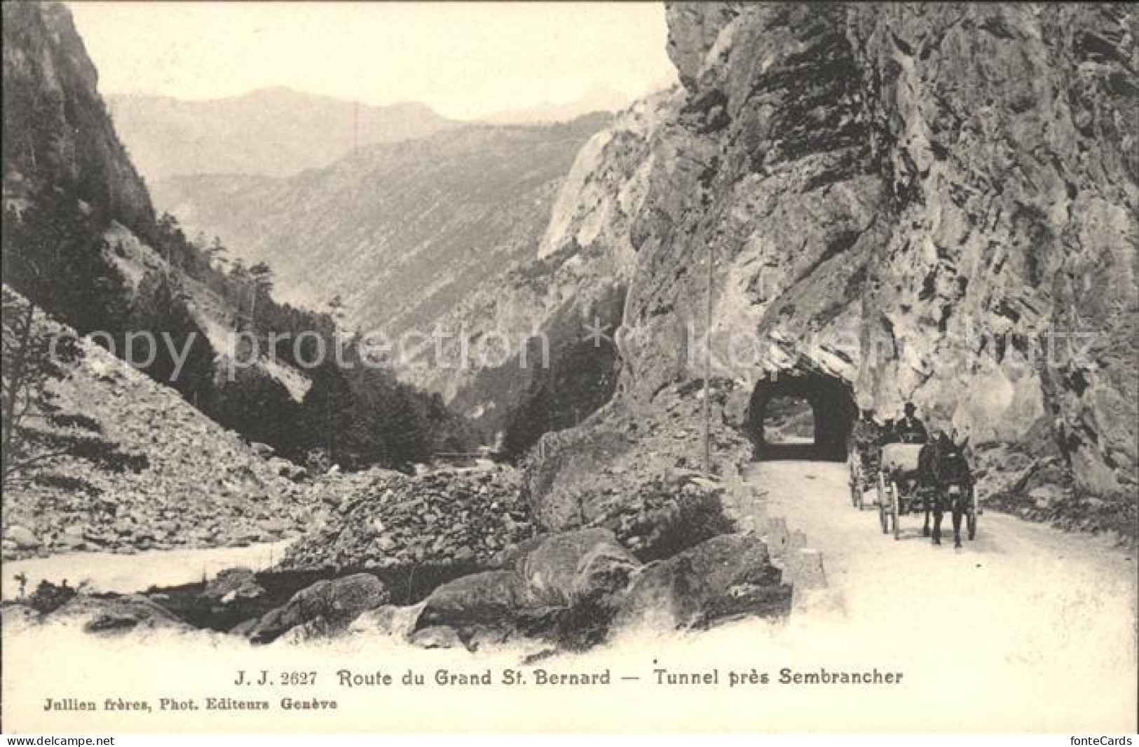 11846846 Grand Saint Bernard Route Du Grand St Bernard Tunnel Pres Sembrancher G - Sonstige & Ohne Zuordnung