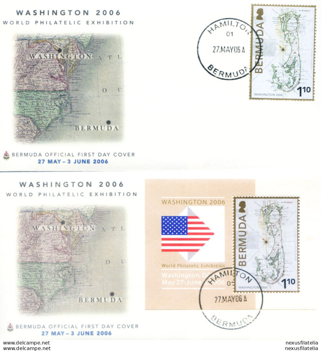 6 FDC Del 2006. - Bermuda